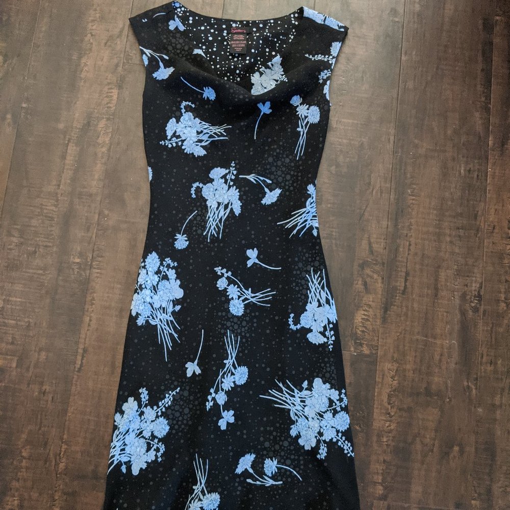 Sheechless sleeveless blue dress